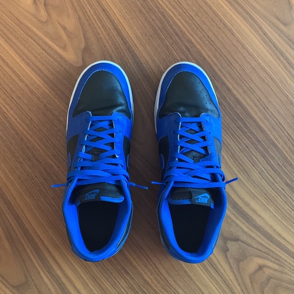 Black/hyper cobalt-white Nike dunk low retro - Picture 6 of 7